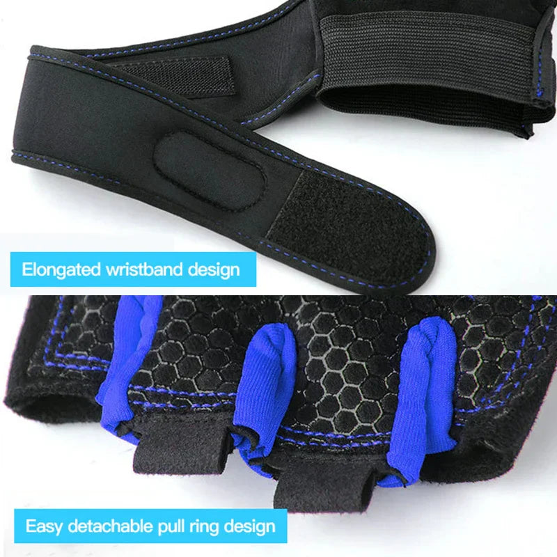 BowLift | Shock-Resistant and Supportive Gym Gloves - FitFlex