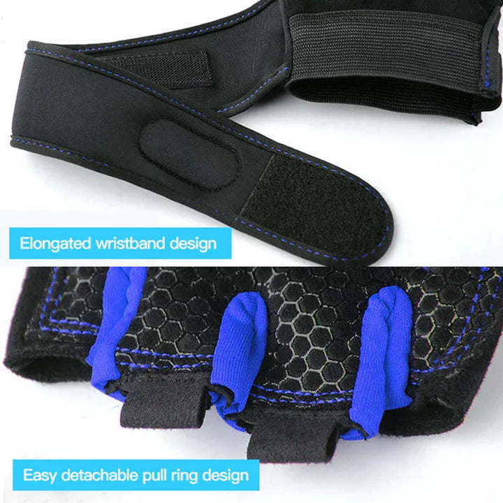 BowLift | Shock-Resistant and Supportive Gym Gloves - FitFlex