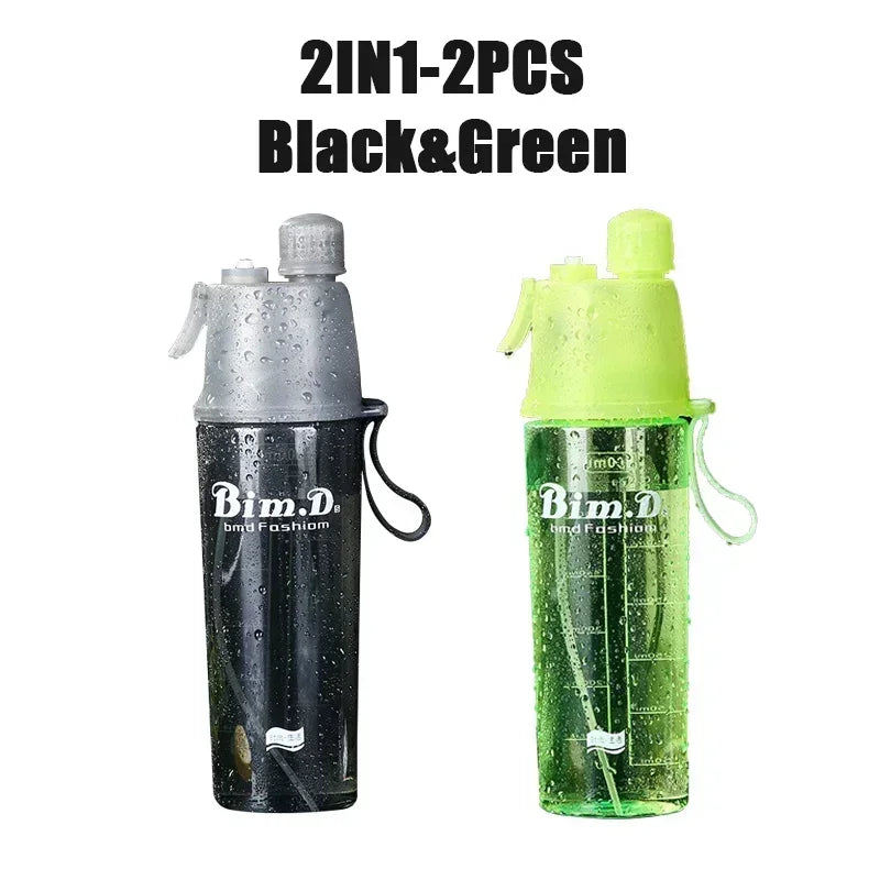 BowLift | 2 in 1 Portable Spray Water Bottle