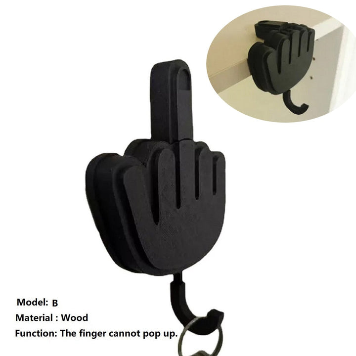 BowLift | Middle Finger Wall Key Hook