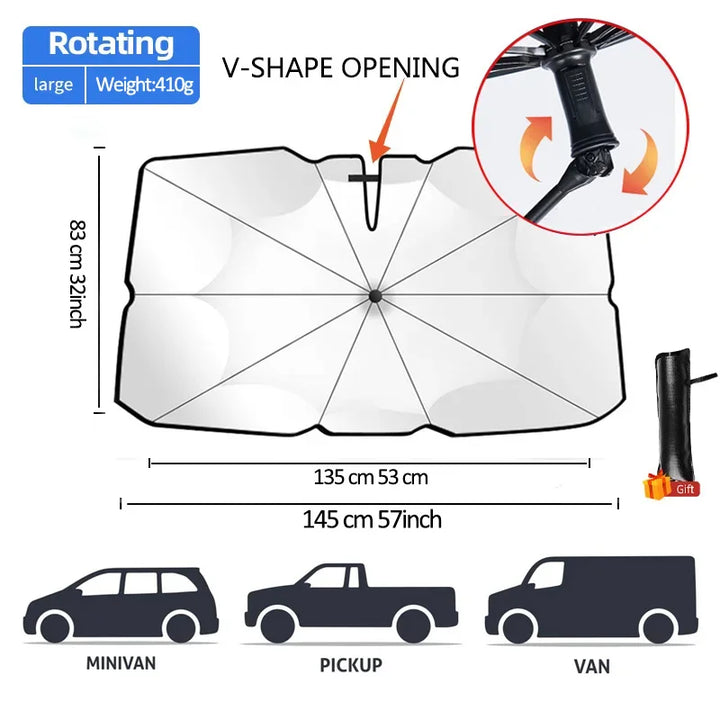 BowLift | Car Sunshade Windshield