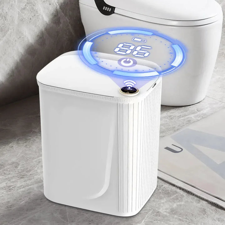 BowLift | Smart Sensor Trash Can with Digital Display & Type-C Charging – CleanBin