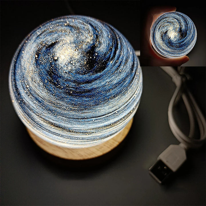BowLift | 3D Crystal Planets Atmosphere Night Lamp