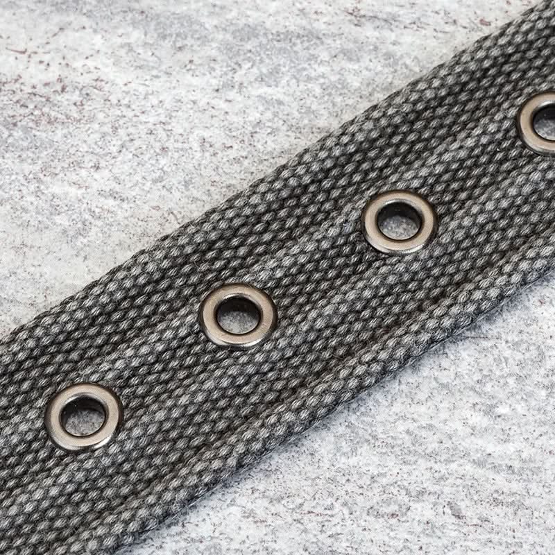 BowLift | Men’s Canvas Belt – Adjustable Casual Striped Waistband