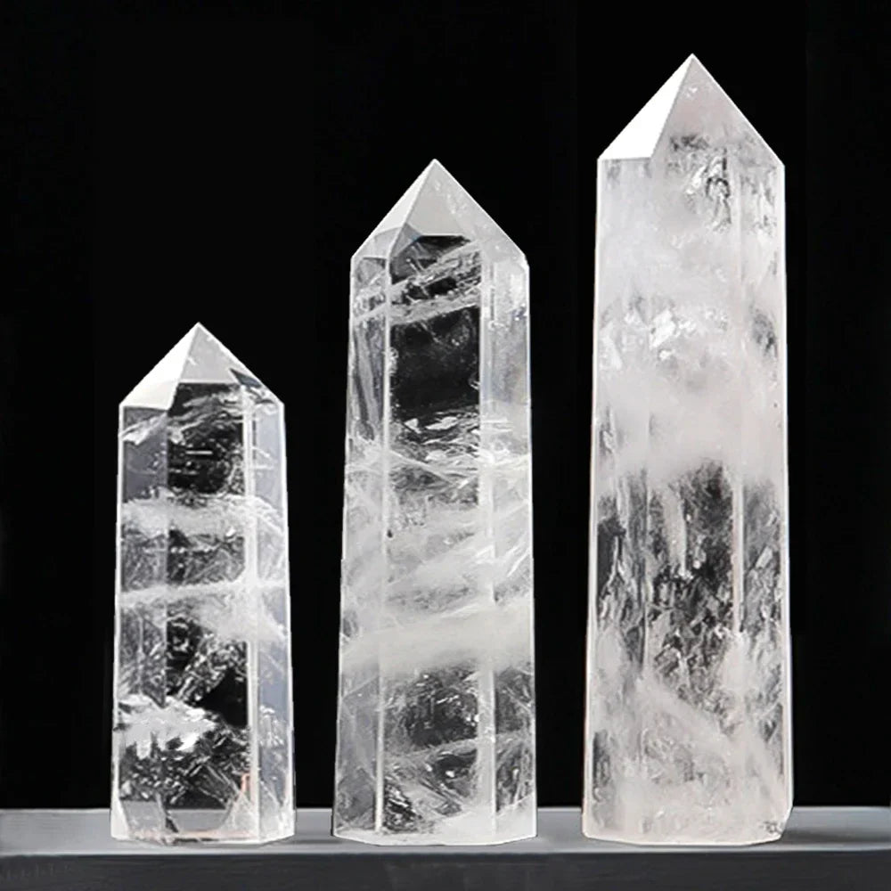 BowLift | Crystal Obelisk Elaria | Natural Stone Healing Stone | For Meditation & Reiki | 4–8 cm