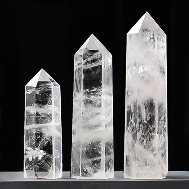 BowLift | Crystal Obelisk Elaria | Natural Stone Healing Stone | For Meditation & Reiki | 4–8 cm