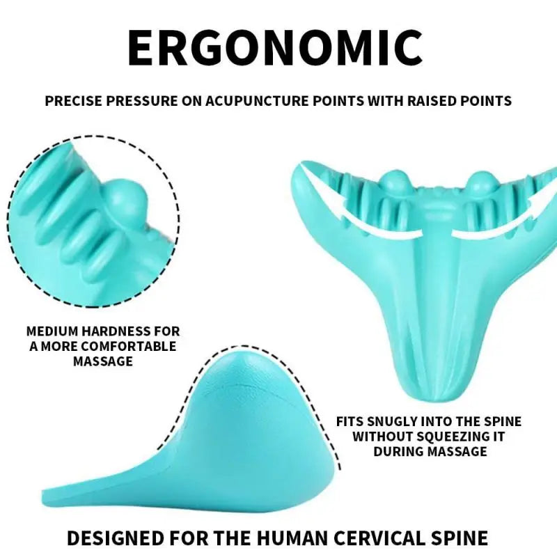 BowLift | Neck & Shoulder Stretcher SpineLuma | Ergonomic Traction Pillow | Pain Relief & Posture Correction | PU Foam