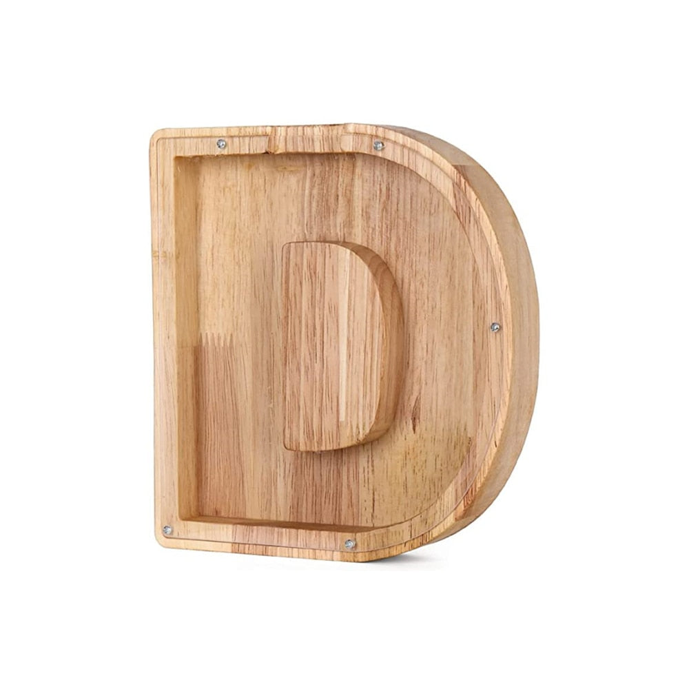 BowLift | Wooden Alphabet Piggy Bank - LetterSaver