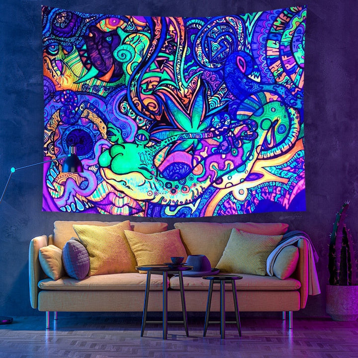 BowLift | Colorful Glowing Luminous Tapestry