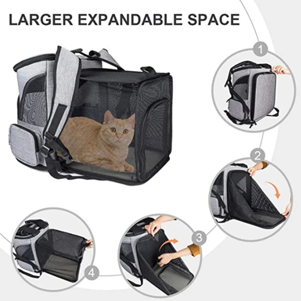 BowLift | Pet Travel Breathable Expandable Backpack