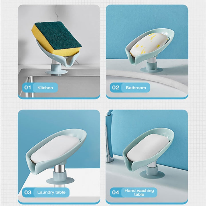 BowLift | Self Adhesive Pastel Soap Holder Drainer