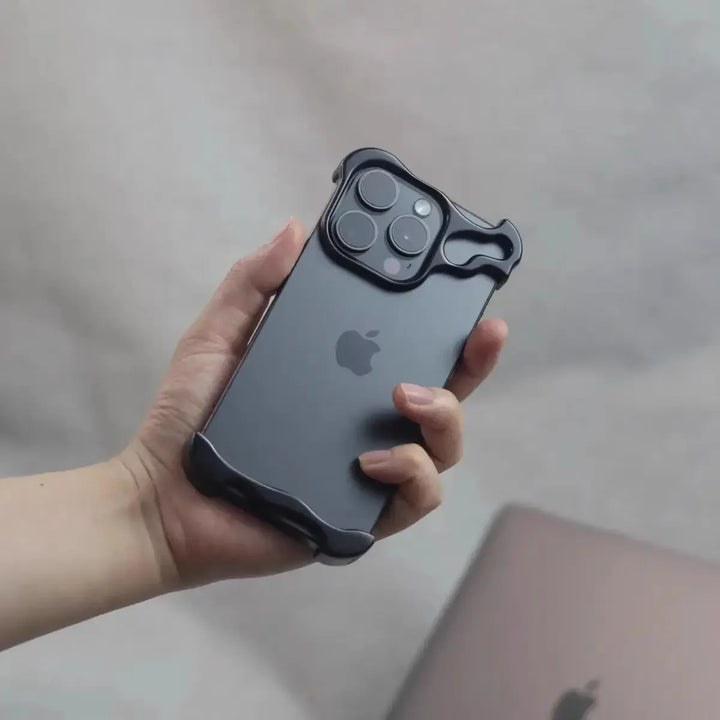 BowLift | Luxury Irregular Metal Bumper Phone Case
