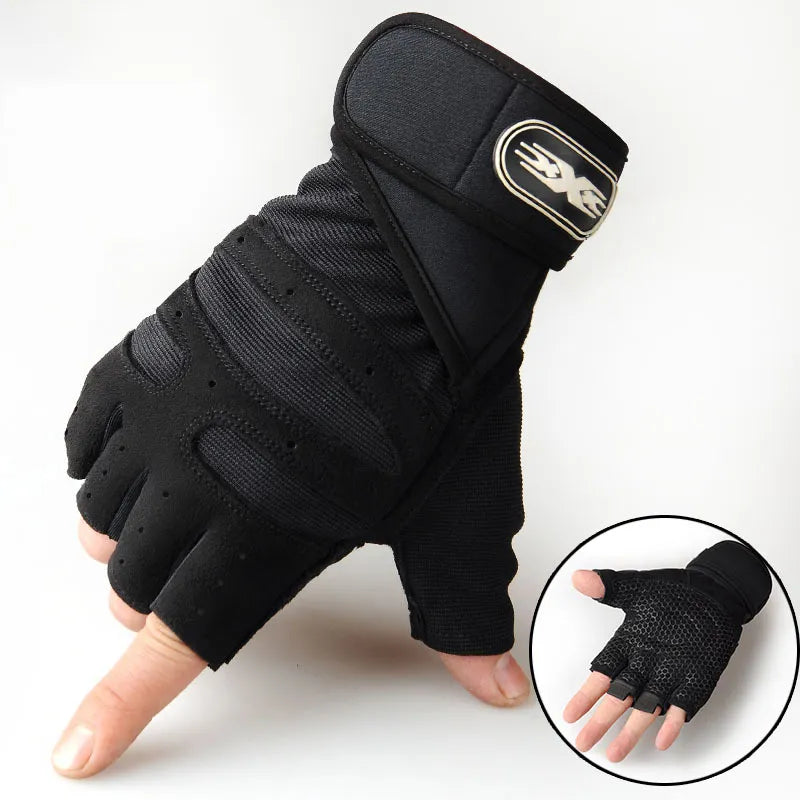 BowLift | Shock-Resistant and Supportive Gym Gloves - FitFlex