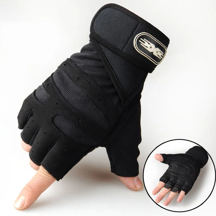 BowLift | Shock-Resistant and Supportive Gym Gloves - FitFlex