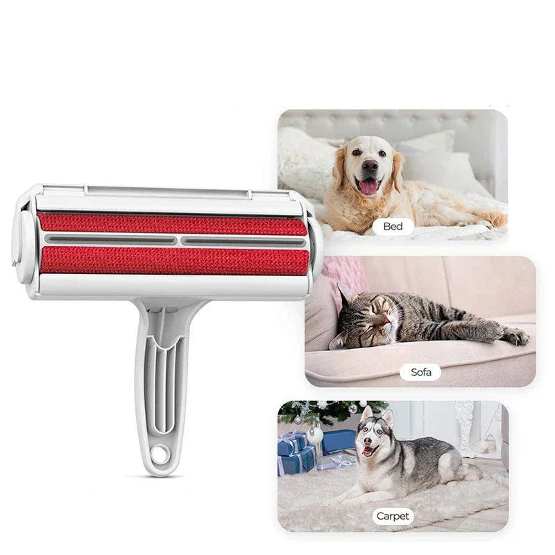 BowLift | FellFixx Pet Hair Remover | Reusable Lint Roller | No Electricity & Glue | For Couch, Clothing & Car
