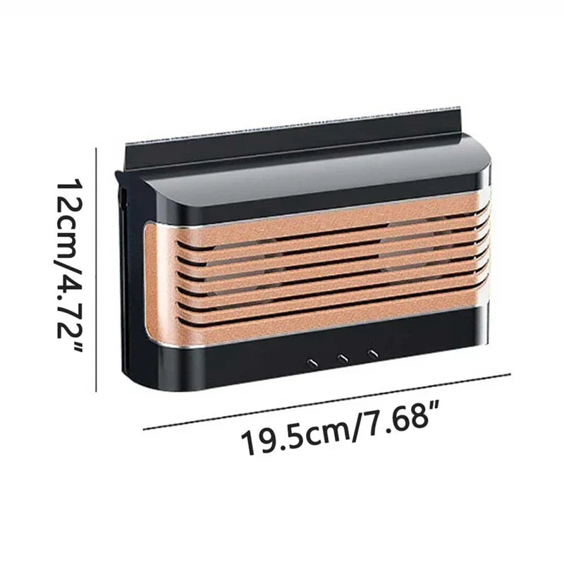 BowLift | Air Purifier Cleaning System Solar Powered Car Fan