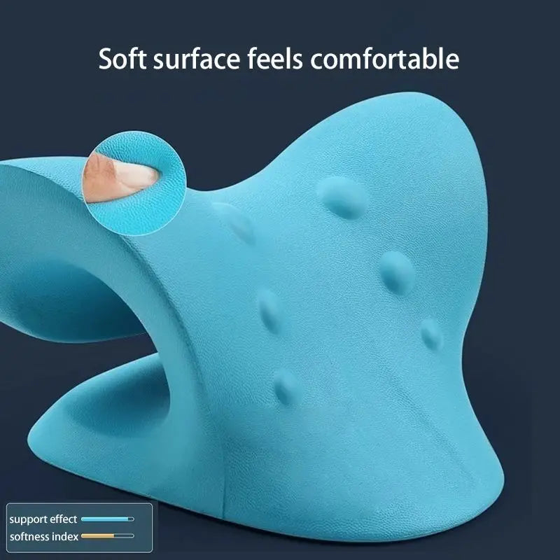 BowLift | Neck & Shoulder Stretcher SpineLuma | Ergonomic Traction Pillow | Pain Relief & Posture Correction | PU Foam