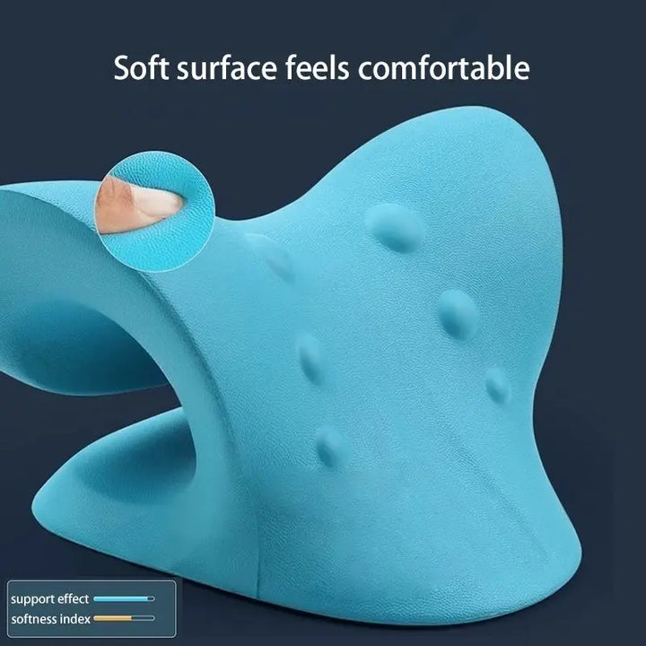BowLift | Neck & Shoulder Stretcher SpineLuma | Ergonomic Traction Pillow | Pain Relief & Posture Correction | PU Foam