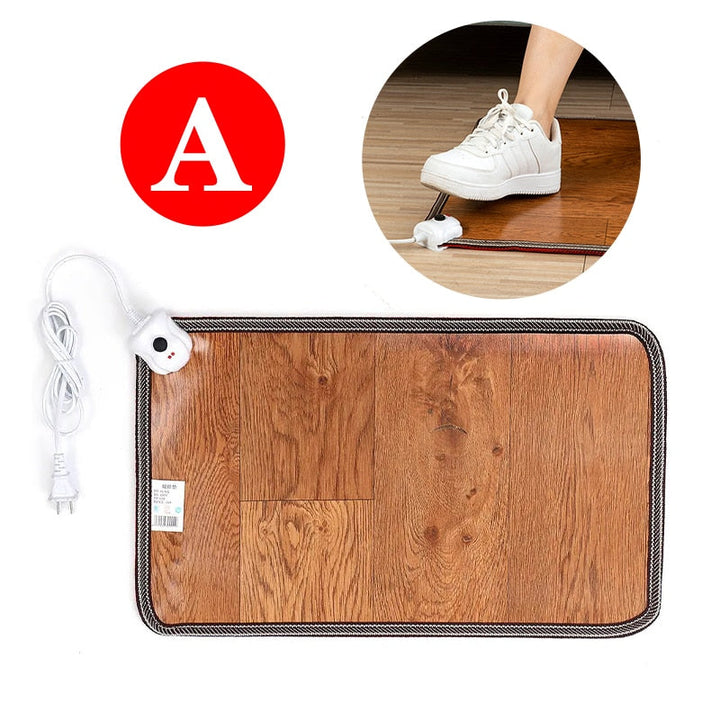 BowLift | Heat Zone Adjustable Leather Foot Warmer Mat