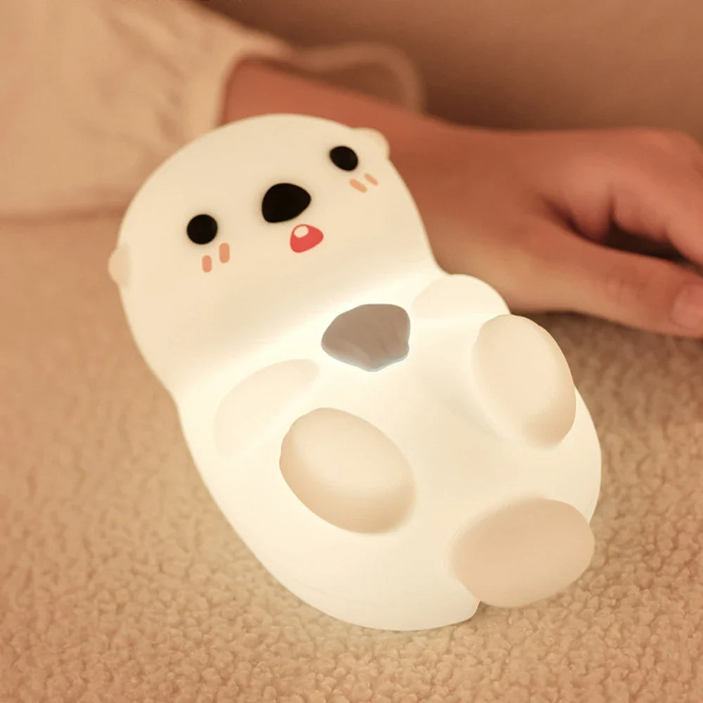 BowLift | LumiSoft LED Night Light | Soft Silicone | Extra Long Battery Life | USB Rechargeable