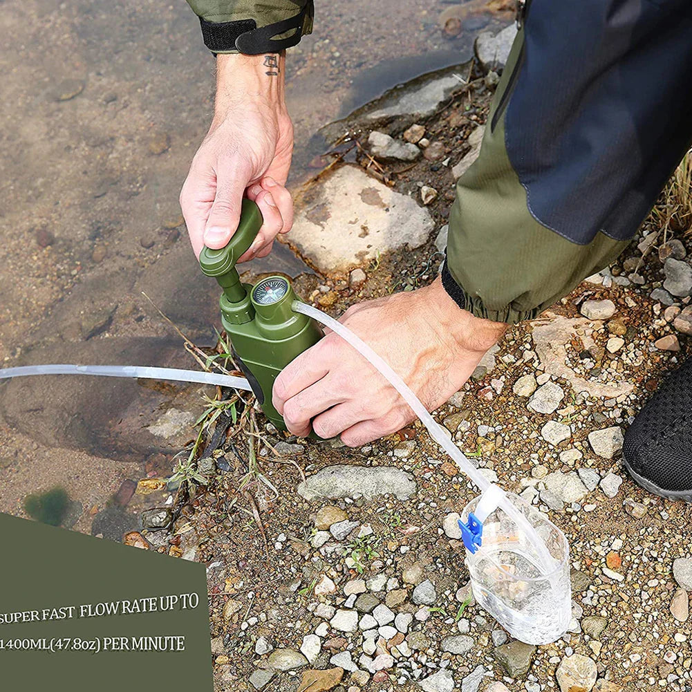 AquaSure - Hoogwaardig Outdoor Waterfilter voor Schoon Drinkwater Bowlift