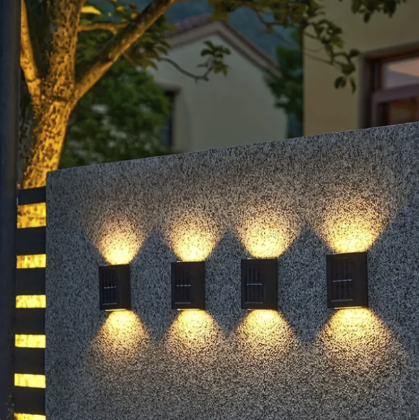 BowLift | LuxeSolar Elegant LED Wall Lamp | Sustainable solar energy with automatic operation