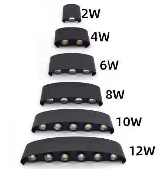 BowLift | Modern Indoor Outdoor Wall Light – Minimalist LED Fixture