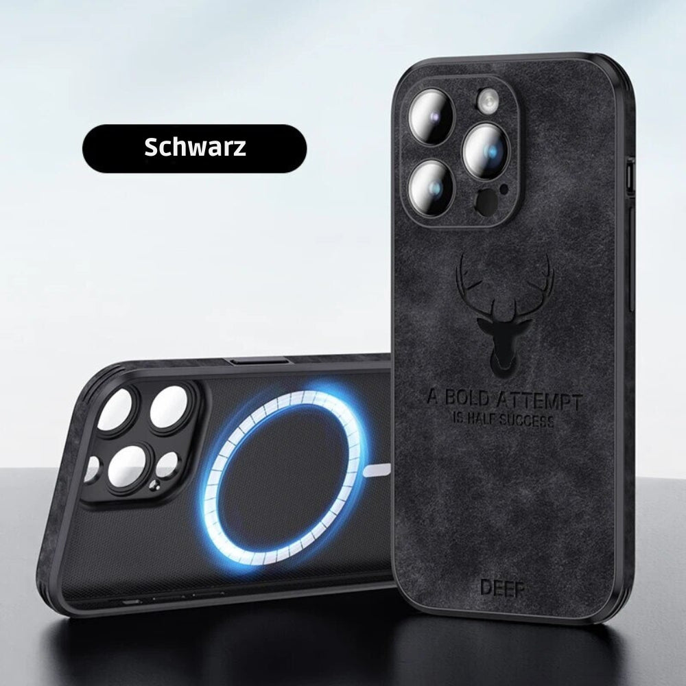 BowLift | Deer - Luxury Leather iPhone Case with Stylish Design and Shockproof Protection