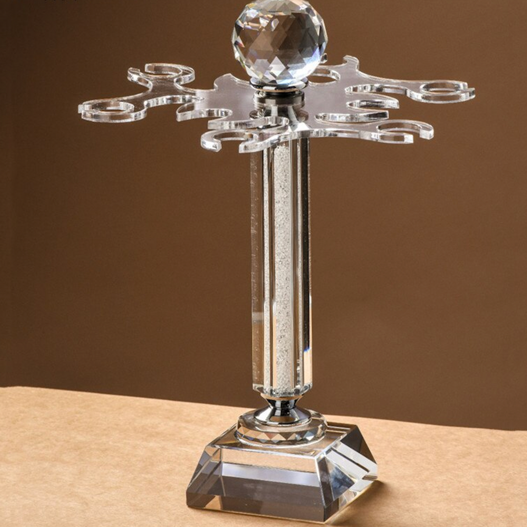 BowLift | Rotatable Crystal Wine Glass Holder