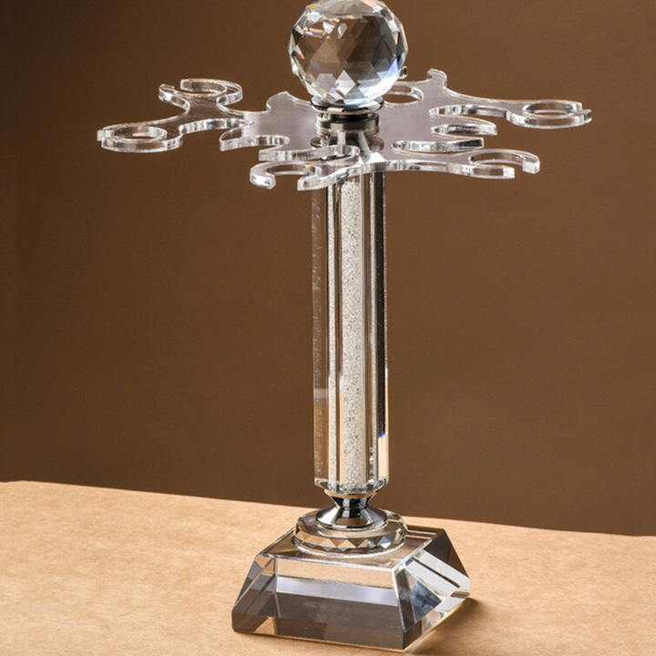 BowLift | Rotatable Crystal Wine Glass Holder