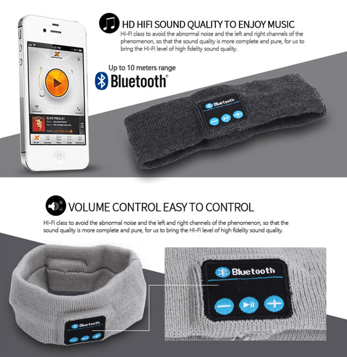 BowLift | Bluetooth Headband with Bluetooth Microphone and Earpiece