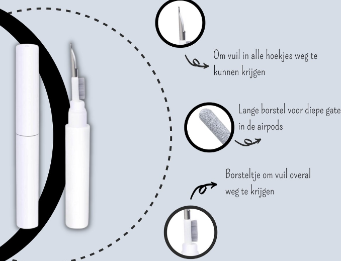 ClearSound Cleaning Kit - Thorough cleaning for earbuds Bowlift