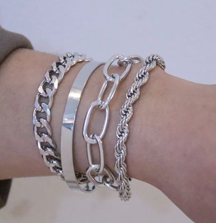 Enchanting Arm Candy | Stunning 4-Piece Bracelet Set Bowlift