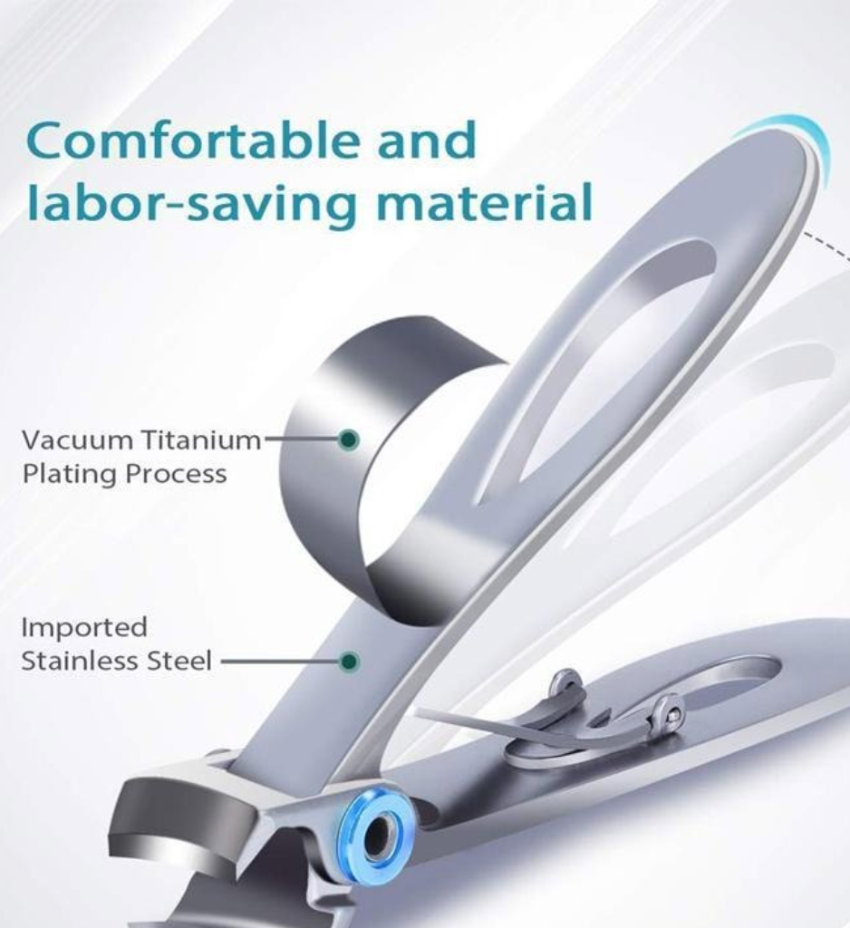 BowLift | Ergonomic Nail Clippers for Thick Nails – Precision Trimmer with Durable Stainless Steel Construction