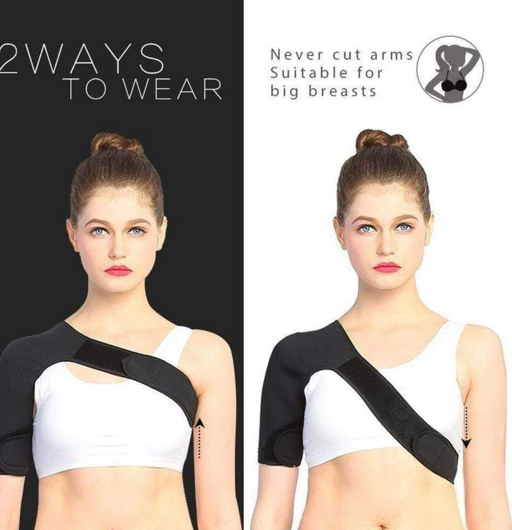 BowLift | Women's Shoulder Support Compression Sleeve Support Straps