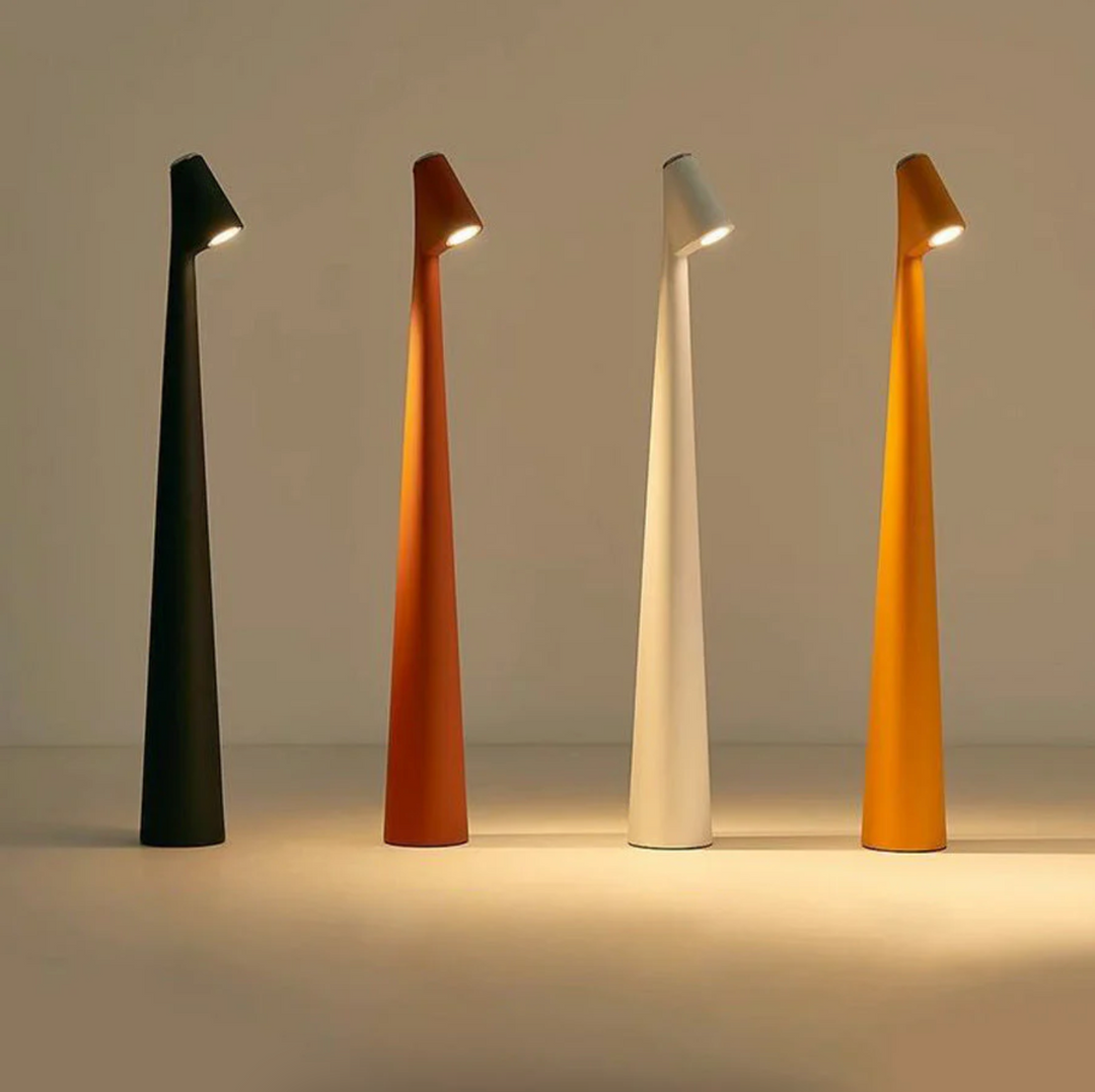 BowLift | At the desk LED Northern light - 3 intensities, wireless Scandinavian design