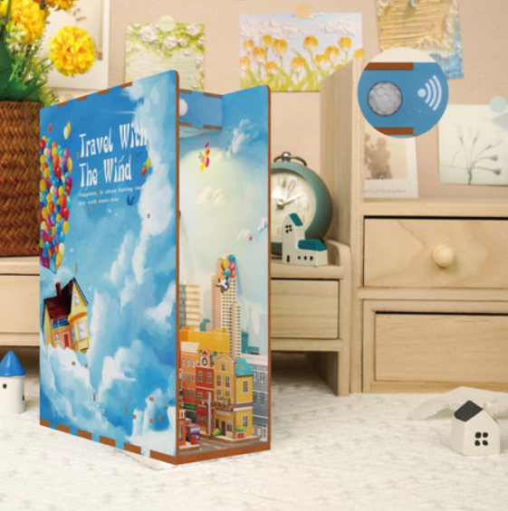 3D-Wood Puzzle DIY-Book Corner Kit | Bowlift