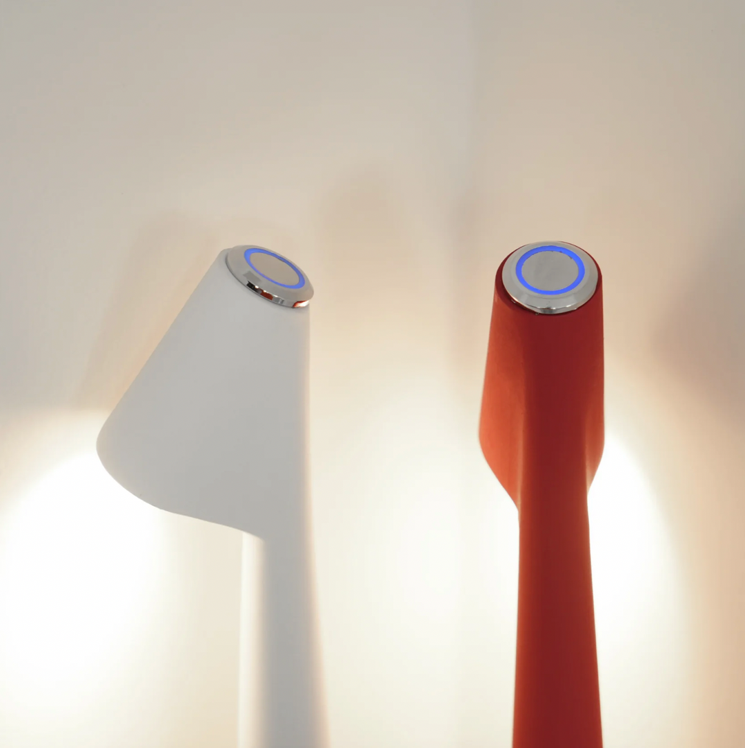 BowLift | At the desk LED Northern light - 3 intensities, wireless Scandinavian design