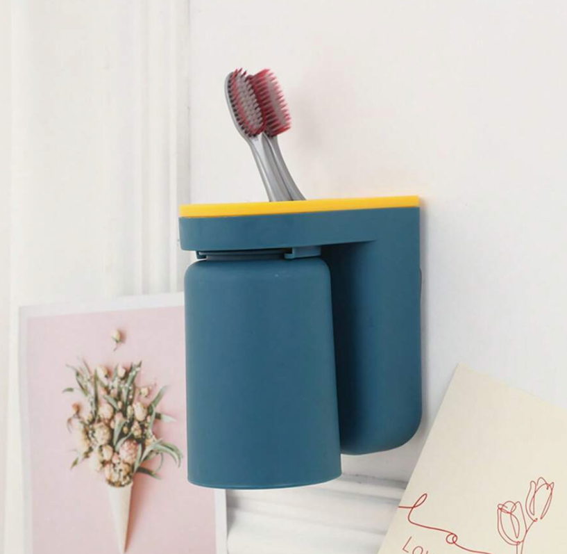 Adhesive toothbrush holder | Bowlift