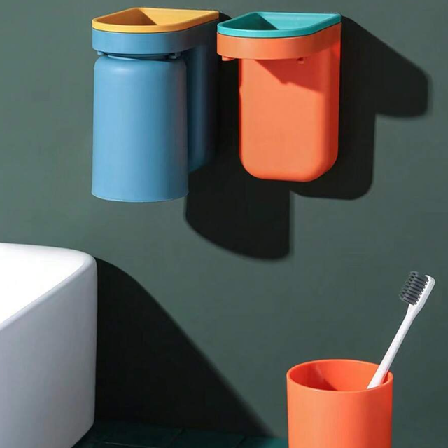 Adhesive toothbrush holder | Bowlift