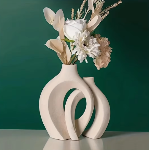 BowLift | Boho Ceramic Vase – Handmade Decorative Vase