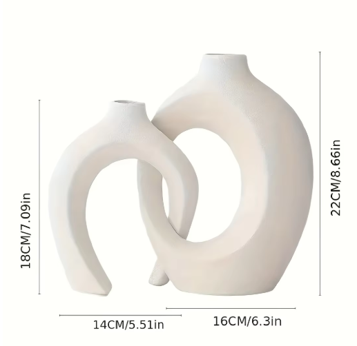 BowLift | Boho Ceramic Vase – Handmade Decorative Vase