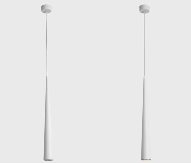 BowLift | Modern LED pendant lamp – Dimmable aluminum cone