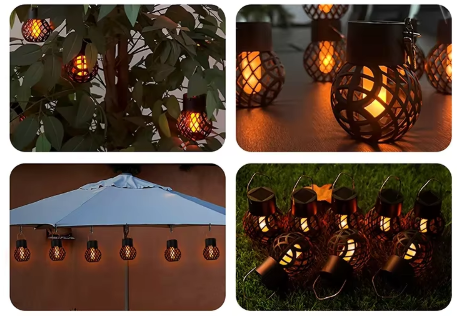 BowLift | LumiFlame | Solar LED Garden Light