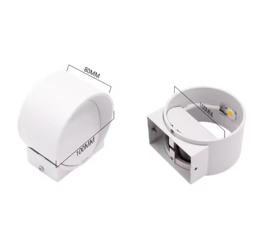 BowLift | LunaGlow | LED Wall Lamp – Round Design
