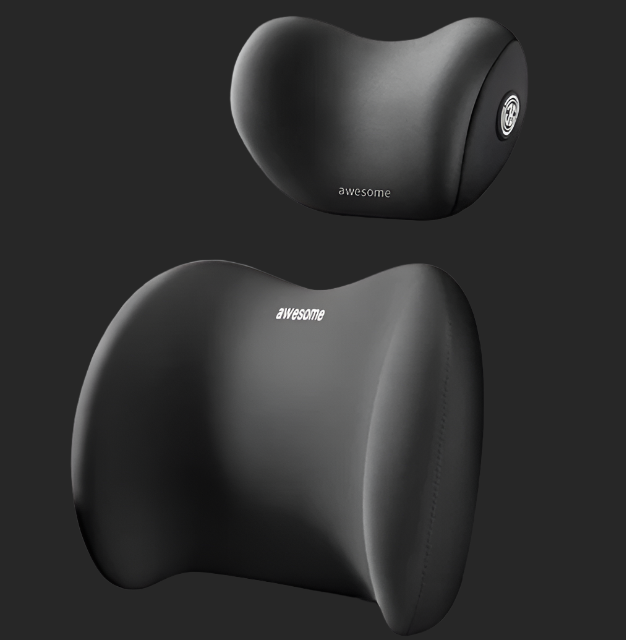 CarPillow | Neck and Lumbar Car Pillow | Bowlift