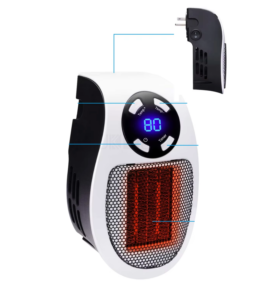 BowLift | Elegant | Portable Electric Heater – Compact – Efficient – Quiet