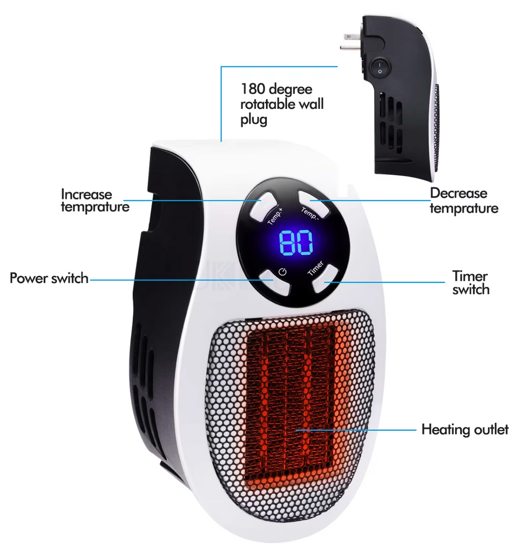 BowLift | LuxaHeat Elegant Heater | Portable heater for comfortable warmth anywhere