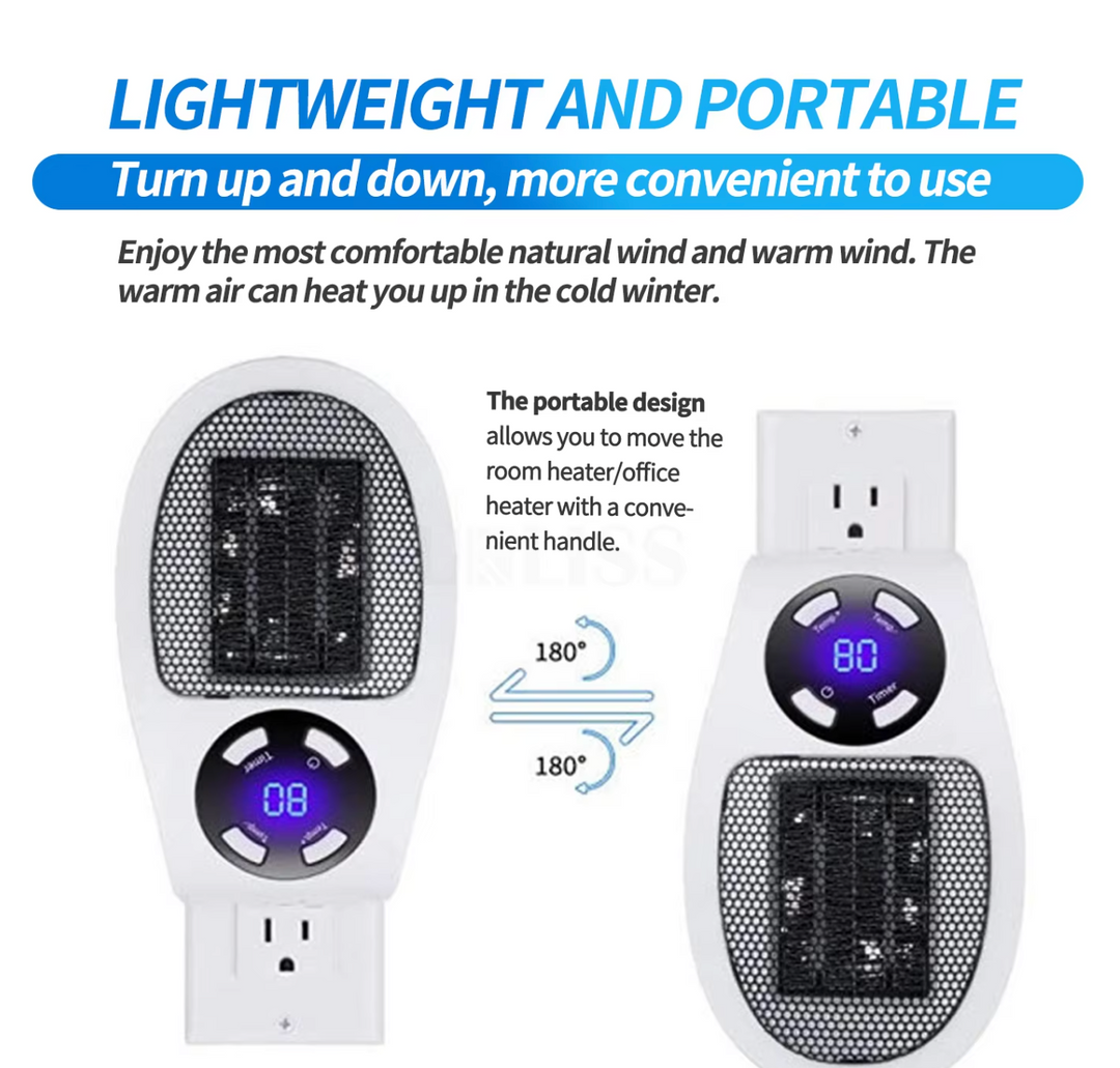 BowLift | LuxaHeat Elegant Heater | Portable heater for comfortable warmth anywhere