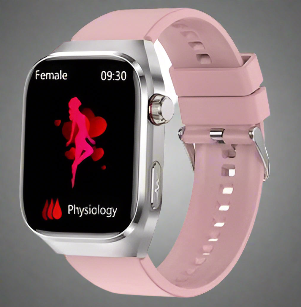 BowLift | Advanced Health Smartwatch with ECG, Blood Glucose Monitoring, 2.04-Inch AMOLED Display – Waterproof Fitness Tracker